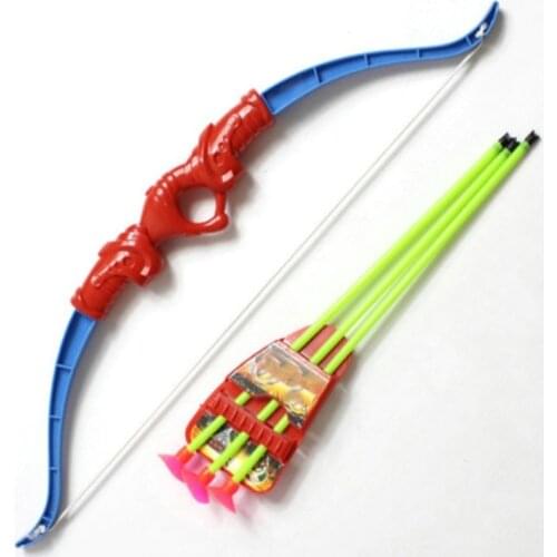 Bow and arrows Toy Bow Super Plastic Childrens Toys Hand-eye Coordination Archers Training Unisex 6 Years Old Gymnastics