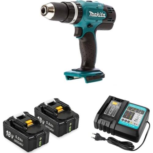 MAKITA DHP453 with Replace for BL1850B 5.0Ah 18V battery and charger DC18RC