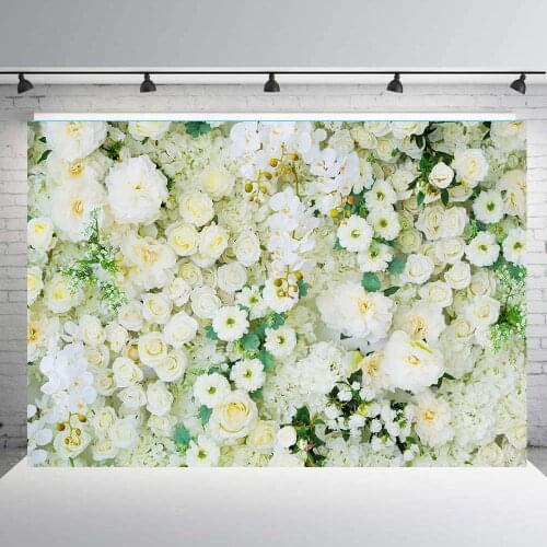 Mehofoto Yellow Flower Backdrop Wedding Bridal Shower Baby Shower Floral Photography Background Photo Studio Props Portrait