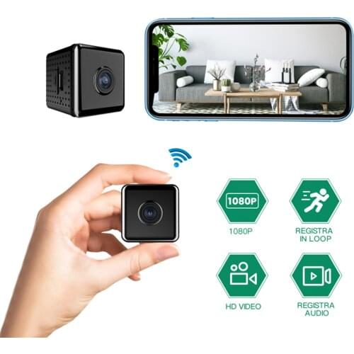 Mini Camera IR Night Vision 1080P IP Camera Indoor Wifi Wireless Mini Surveillance Home Security Protection Camera