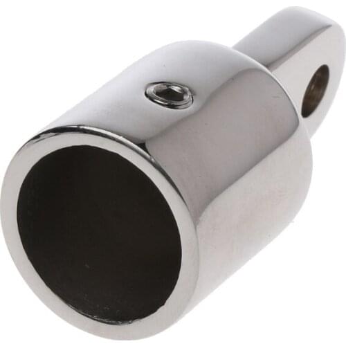 2021 New Stainless Steel Bimini Top Eye End Cap For 0.79'' Pipe Marine Boat Yacht