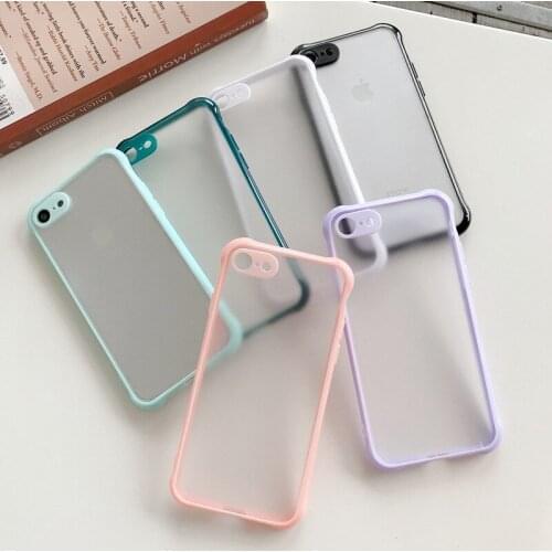 The New Anti-drop 2 in 1 Case For iphone SE 2020 Phone Case for iphone 6 6S 7 8 Plus SE2 2020 Frosted Skin Protection Cover