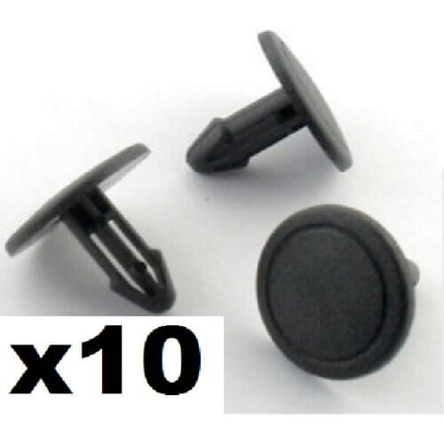 10x For Honda Windscreen Cowl / Scuttle Panel Plastic Retainer Trim Fastener Clips