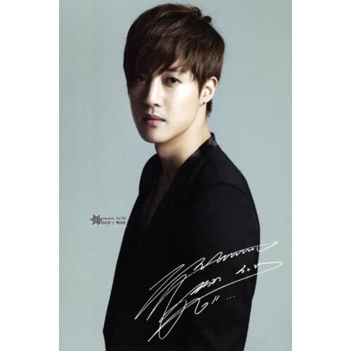 Custom KPOP Kim Hyun Joong Posters On The Wall Modern Anime/Movie/Abstract Rectangle Poster Fabric Cloth Wall Art Unframed 0603