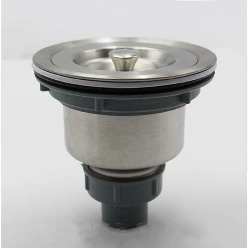 Stainless steel downcomer sink single head launching basket launching accessories double trough vegetable basin downer