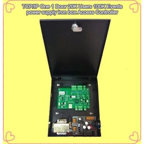 TCP/IP Access Controller WG2001.NET single 1 Door 2 readers extendable 20K Users with 220V 110V power supply Access Control