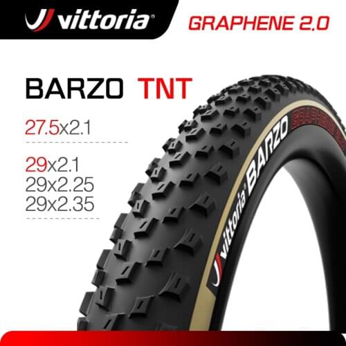 VITTORIA BARZO 29 27.5 MTB Inches Tubeless Tire TNT Graphene2.0 Black and Turmeric 29×2.25 Anti Puncture Mountain Bike Foldable