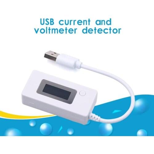 LCD Backlight USB Current Voltage Charging Capacity Tester Meter Charger Doctor Voltmeter Ammeter Monitor Detector DC 3-7V