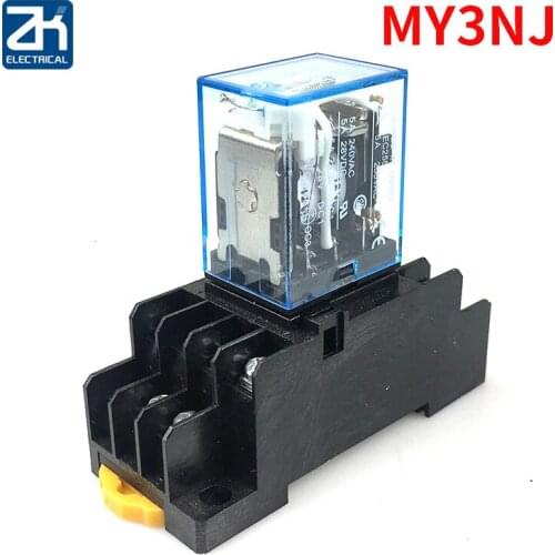3pdt my3n general purpose relay my3nj power relay my3 11pins with socket