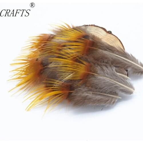 100 pieces quality natural Lady Amherst Pheasant feathers, 2-3inches/ 5-7cm DIY decorative handicrafts accessories