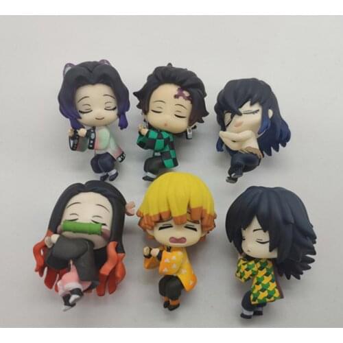 Bandai Animation Demon Slayer Kamado Tanjirou Agatsuma Zenitsu Kochou Shinobu Hashibira Inosuke Sleeping Position Data Line Toy