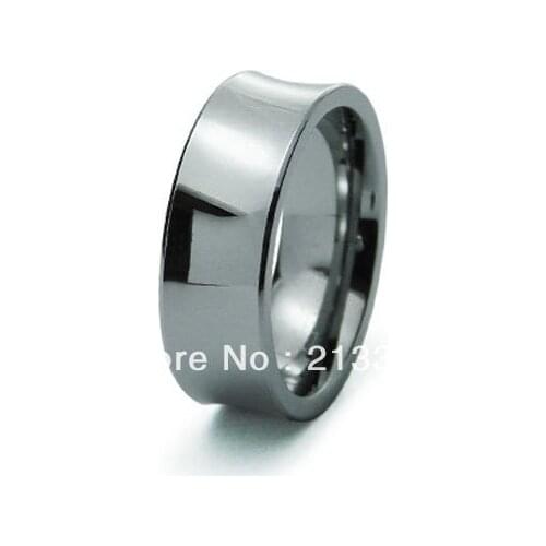 FREE SHIPPING USA WHOLESALES CHEAP PRICE BRAZIL RUSSIA CANADA UK HOT SALE 7MM CONCAVED SILVER BRIDAL MENS TUNGSTEN WEDDING RING