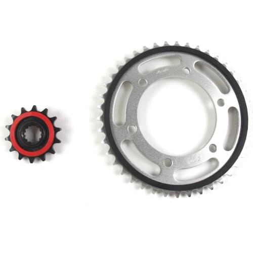 Arashi 14T / 42T Front Rear Drive Sprocket Set For KAWASAKI Ninja 300 / EX300 2013 2014 2015 2016 2017 Motor Chain Pitch