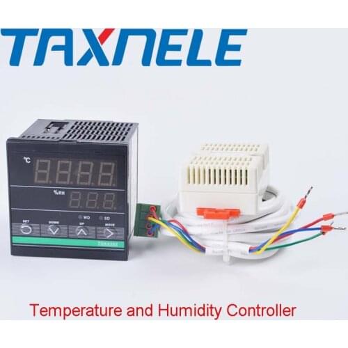 220VAC Temperature and Humidity Controller TDK0302 work with heater and cooling fan moisture controller humiture controller