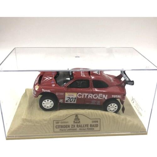 Diecast 1: 43 Scale Rally Car FOR ZX CAR Alloy Vehicle Model Metal Collection Decoration Souvenir Gifts Ornaments Display Show
