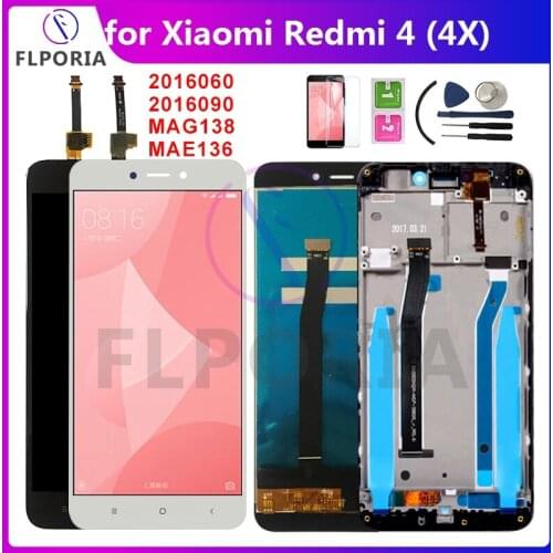 Original LCD for Xiaomi Redmi 4 4X Redmi4X LCD Display LCD Screen Touch Screen Digitizer MAG138 MAE136 5.0" Phone Parts Tested