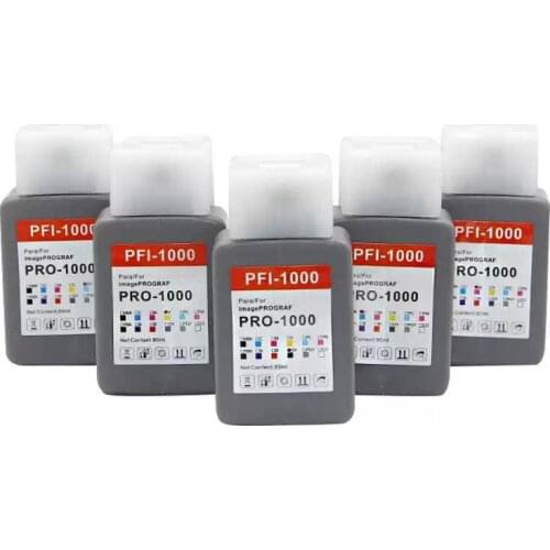 Compatible for Canon imagePROGRAF PRO-1000 pigment ink 12color 80ml/per