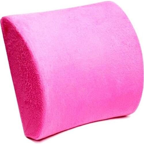 Cushion Slow Rebound Space Memory Pillow Lumbar Pillow Cushion Comfortable Waist Protection Memory Pillow Cushion