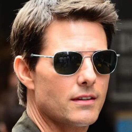 Ao logo rectangle sunglasses women men 2021 uv400 brand designer pilot glass driving sun glasses retro oculos de sol masculino