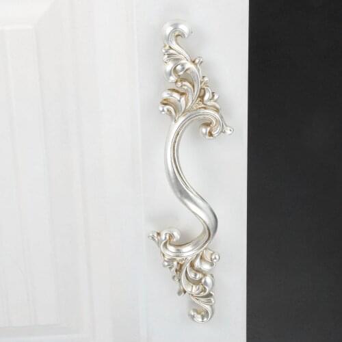 Kitchen Cabinets Sliding Door Pulls Drawer Wardrobe Cupboard Handle 64MM/96MM Antique Furniture Hardware Handle Dresser Knob