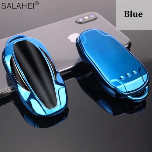 High Quality Soft TPU Car Smart Remote Key Case Full Cover Shell For Tesla Model 3 S 3Button Key Holder Protector Accessories
