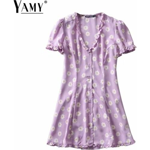 Летние платья на пуговицах YAMY China At AliExpress