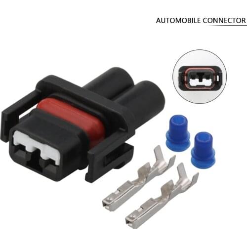 DJ70216Y-1-21 car female Connector cable Terminal auto socket 2 pin female Connector automotive plug include terminal seal