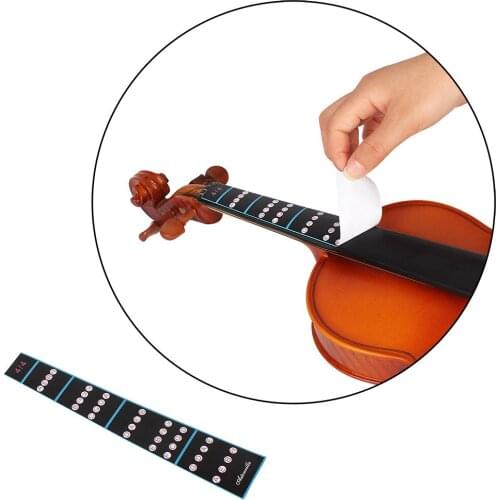 1 / 2 1 / 4 1 / 8 3 / 4 4 / 4 Violin Fingerboard Handle Scale PVC Waterproof Label Sticker
