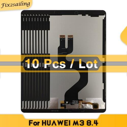 10 Pcs 10pieces 8.4 LCD For HUAWEI MediaPad M3 8.4 BTV-W09 BTV-DL09 LCD Display Matrix Touch Screen Digitizer Assembly Replace