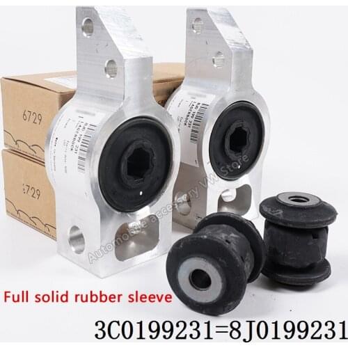3C0199231E Front Control Arms Bushing Lower Bracket Rubber Suspension For VW Passat B6 B7 Tiguan CC TT/TTS Coupe Sharan