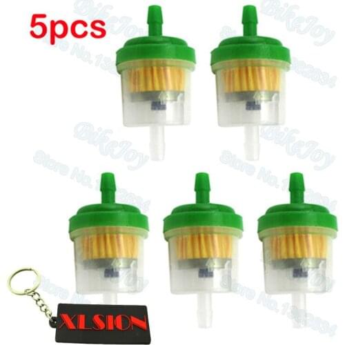 5pcs/pack Petrol Gas Fuel Filter with Magnet For Pit Dirt Bike Pocket Mini Chopper Go Kart Chinese ATV Quad 50cc-160cc