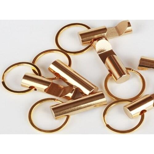 500pcs/lot Fast shipping Mini Cylinder Brass Bottle Opener EDC Keyring keychain Beer openers