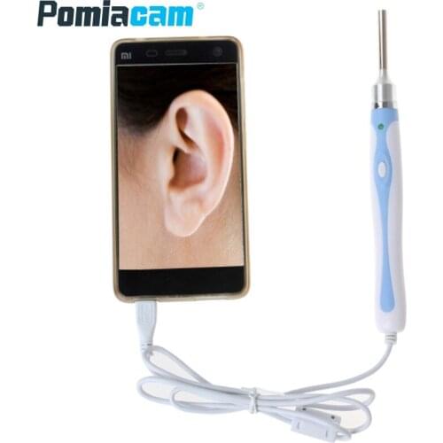66AD USB Android OTG Endoscope Otoscope 5.5mm Len Healthcare Pocket Visual Otoscope Ear Scope Nose scope Oral Cavity Tester