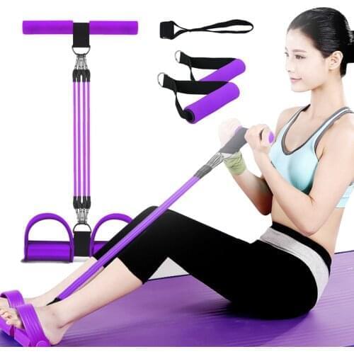 Fitness Rower Resistance Bands Elastic Pull Ropes Exerciser Belly Resistance Band Home Gym Training Portable Workout Equipment