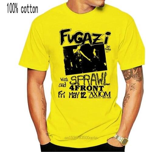 Men Adult Slim Fit T Shirt S-xxl Manrv Mens Fugazi Guy Ian Joe Brendan T-shirt Size L White