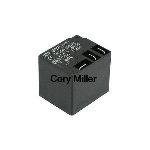 JQX-30F(T91) Coil DC 12V 5P 30A 250V AC/ 20A 28V DC General Purpose Relay