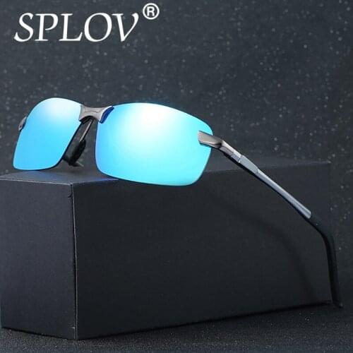 Polarized Sunglasses Men Fashion Sunglasses Men Driving Mirrors Coating Points Black Frame Eyewear Male UV400 Sun Glasses 2017