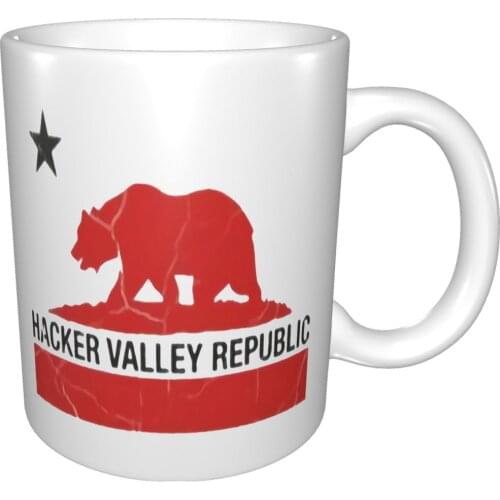 Hacker Valley Republict 2021 New Mug Coffee Cup Coffee Mug Vintage Wine Glasses Wooden Barrel