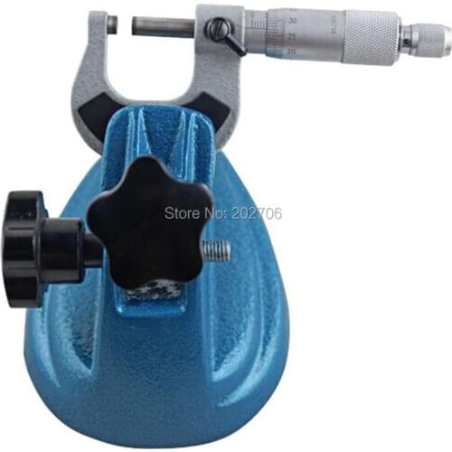 Micrometer stand indicator stand Micrometer Caliper Base Stand Bench Vise Fixed Clamp Measuring Tools Iron Bases 90 Degree Flip