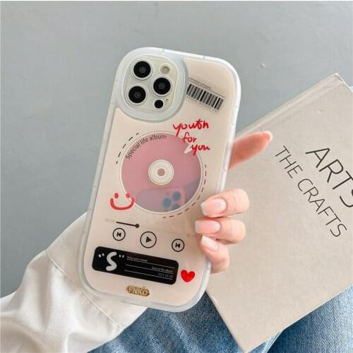 Luxury Laser Dream Phone Case for IPhone 12 11 Pro Max XR XS Max 7 8 Plus X INS CD Pattern Soft Tpu Back Cover Shell