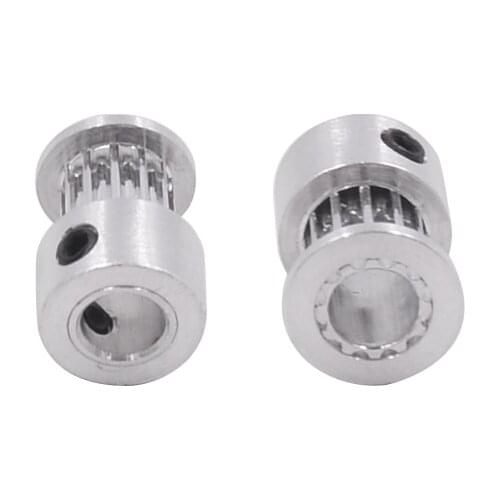3d printer pulley aluminum 2GT timing 12teeth bore 4mm 5mm for GT2 belt width 10mm