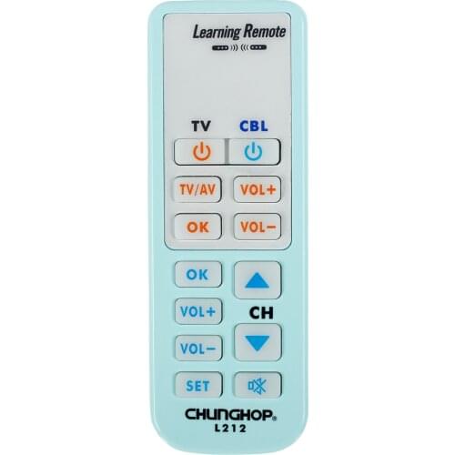 Universal Smart Remote Control Controller Learn Function For TV CBL DVD SAT L212 Copy Chunghop