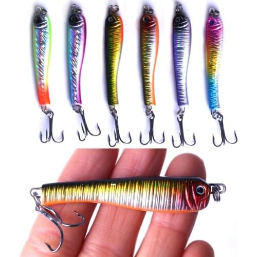 YUCONG 6Pcs/lot Laser Metal Sequin Lures 20g-24g Sea Bass Isca Fish Jig Baits Slow Sinking Lures Saltwater Cast Jigging Spoons