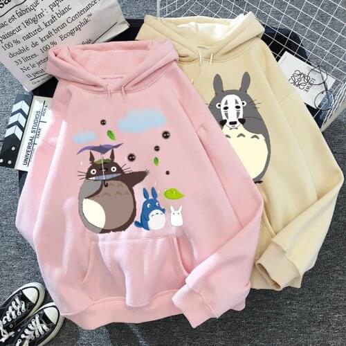 Kawaii Japanese Cartoon Hoodies Women Cat pattern Harajuku Ullzang Streetwear Cute Anime 90s Fashion Hoody Graphic Female Cute