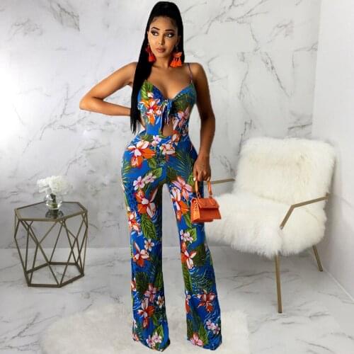 Spaghetti Strap Backless Summer Bohemian Dress Women Sexy Sleeveless Leaves Print Mermaid Dress Elegant Hollow Bandage Dresses