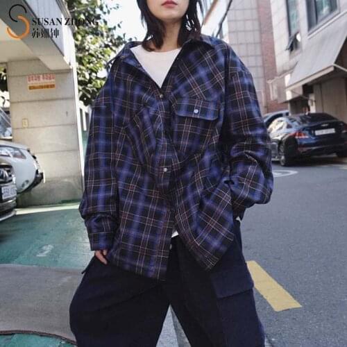 Women Coats Female Puffer Lady Padded Jacket Cozy Athleisure Fall Winter Loose Turn-Down Collar Batwing Sleeve Button Check Warm