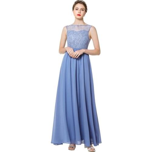 Fashion Women Sleeveless Long Maxi Dress Casual Vintage Ladies Chiffon Evening Party Gowns Elegant Lace Flower Dresses Formal
