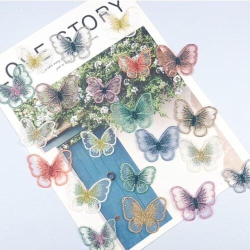 1 Piece Floral Embroidered Lace Collar Trim Neck Neckline Lace Applique Clothes Dress Sewing Supplies Craft Classic Accessories