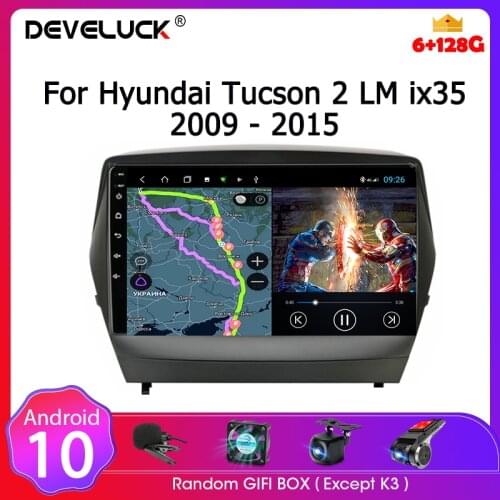 Develuck for Hyundai Tucson 2 LM Ix35 2009 - 2015 2 din Android Car Navigation Radio Bluetooth Multimedia Player Headunit Stereo
