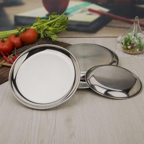 BBQ Barbecue Dish Non Stick Round Pizza Pan Kitchen Tools Tray Carbon Steel Baking Rounds Oven Pizzas Pans BBQ Tools